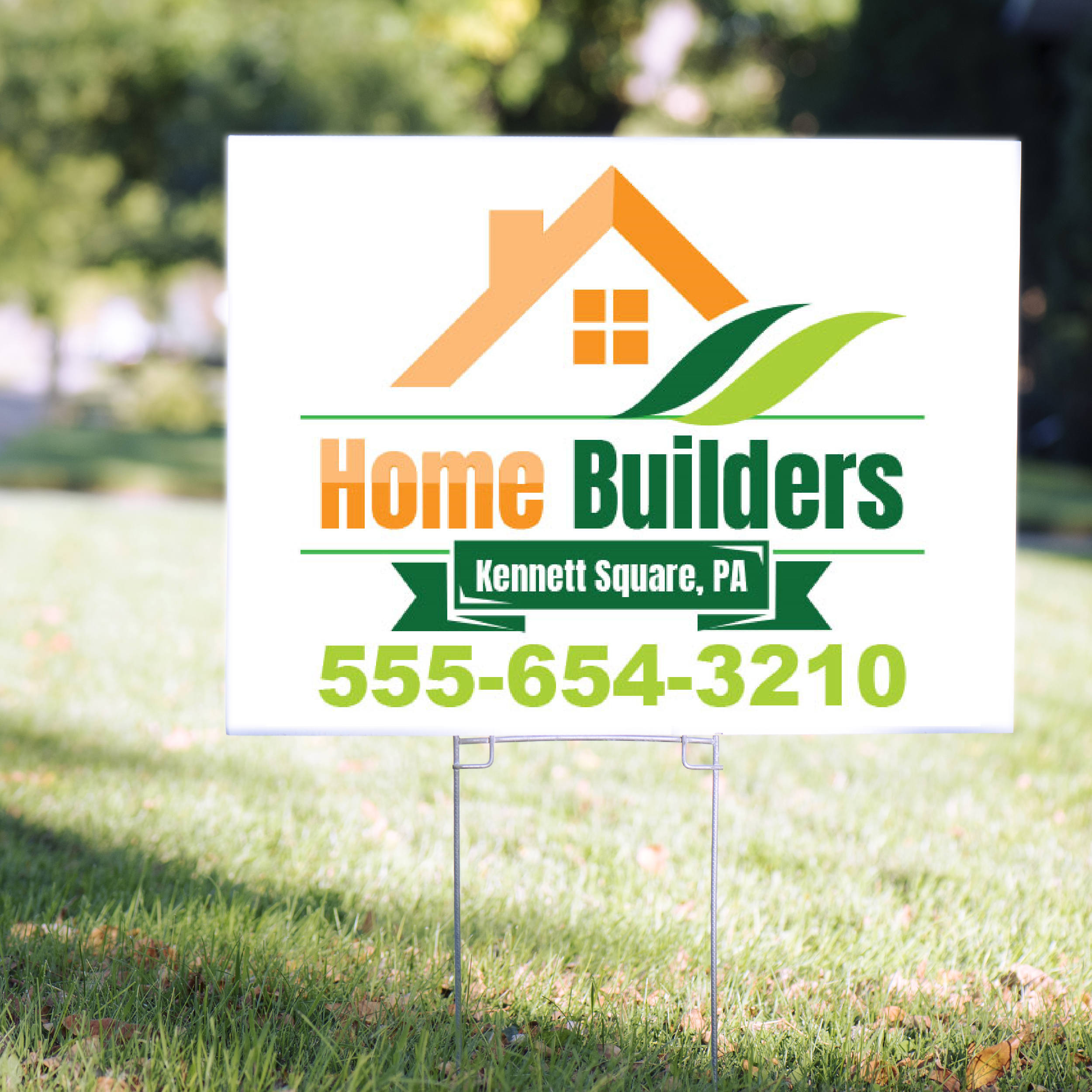 Contractor Yard Signs Banner Design