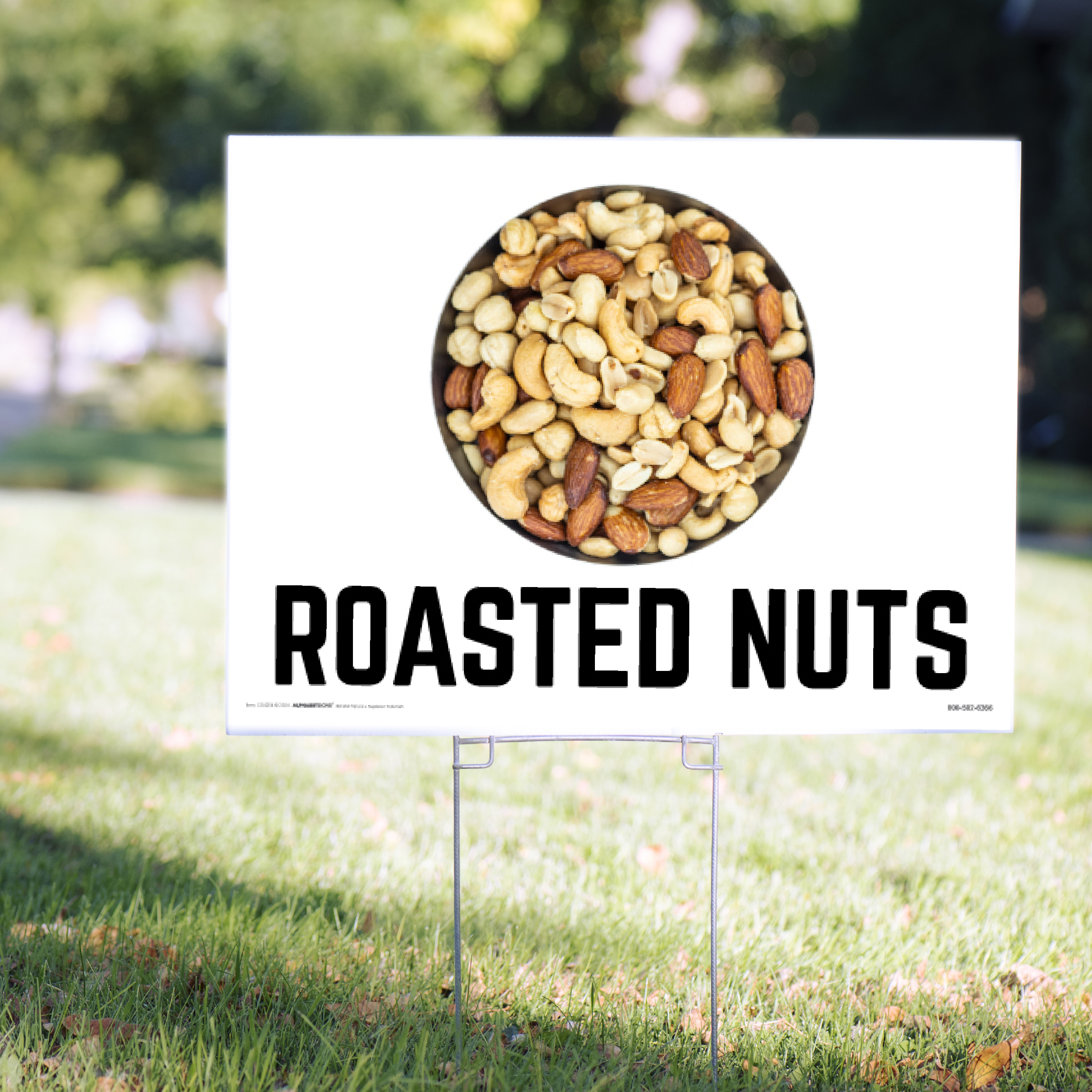 Roasted Nuts Yard Signs
