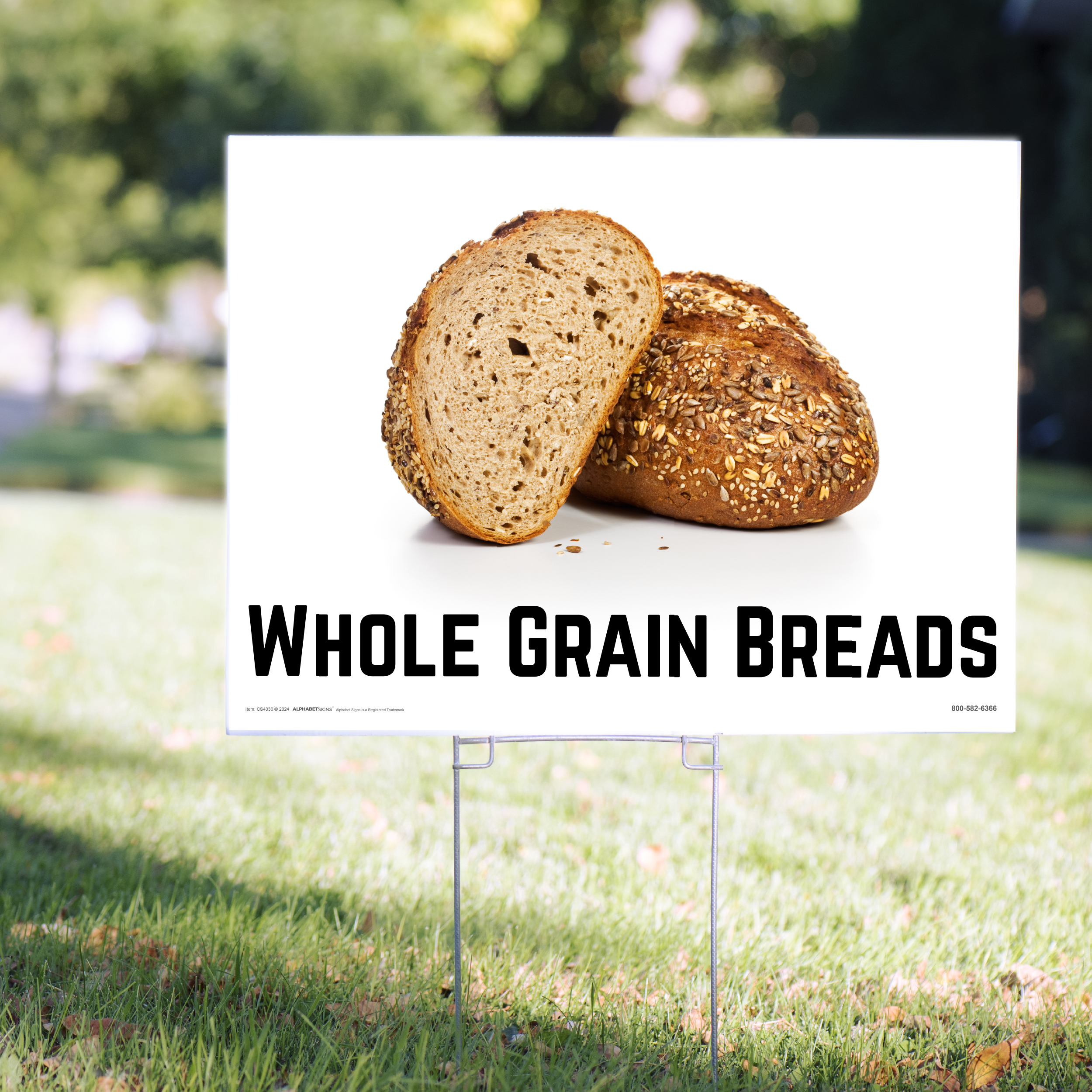 Whole Grain Breads Yard Signs