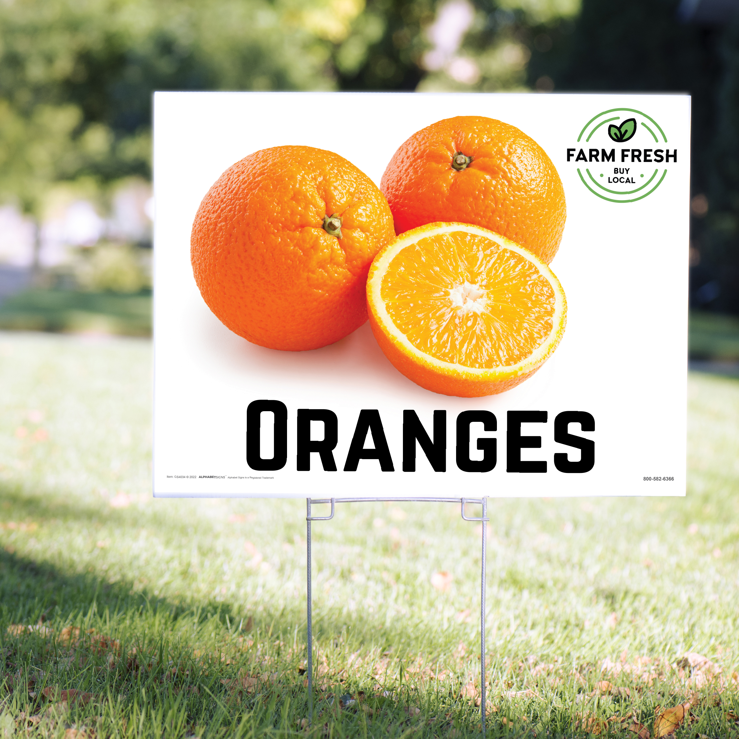 Oranges Yard Signs
