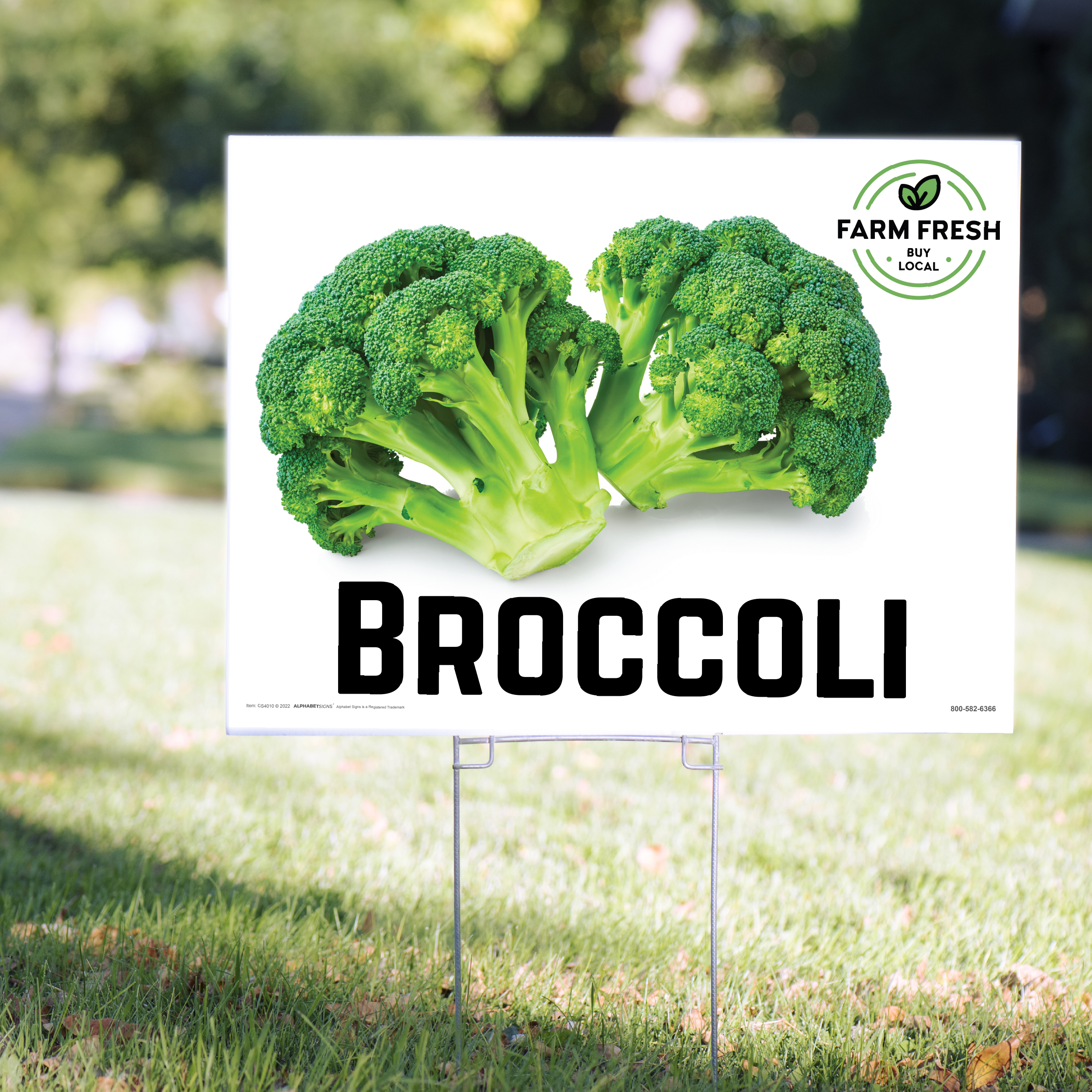 Broccoli Yard Signs