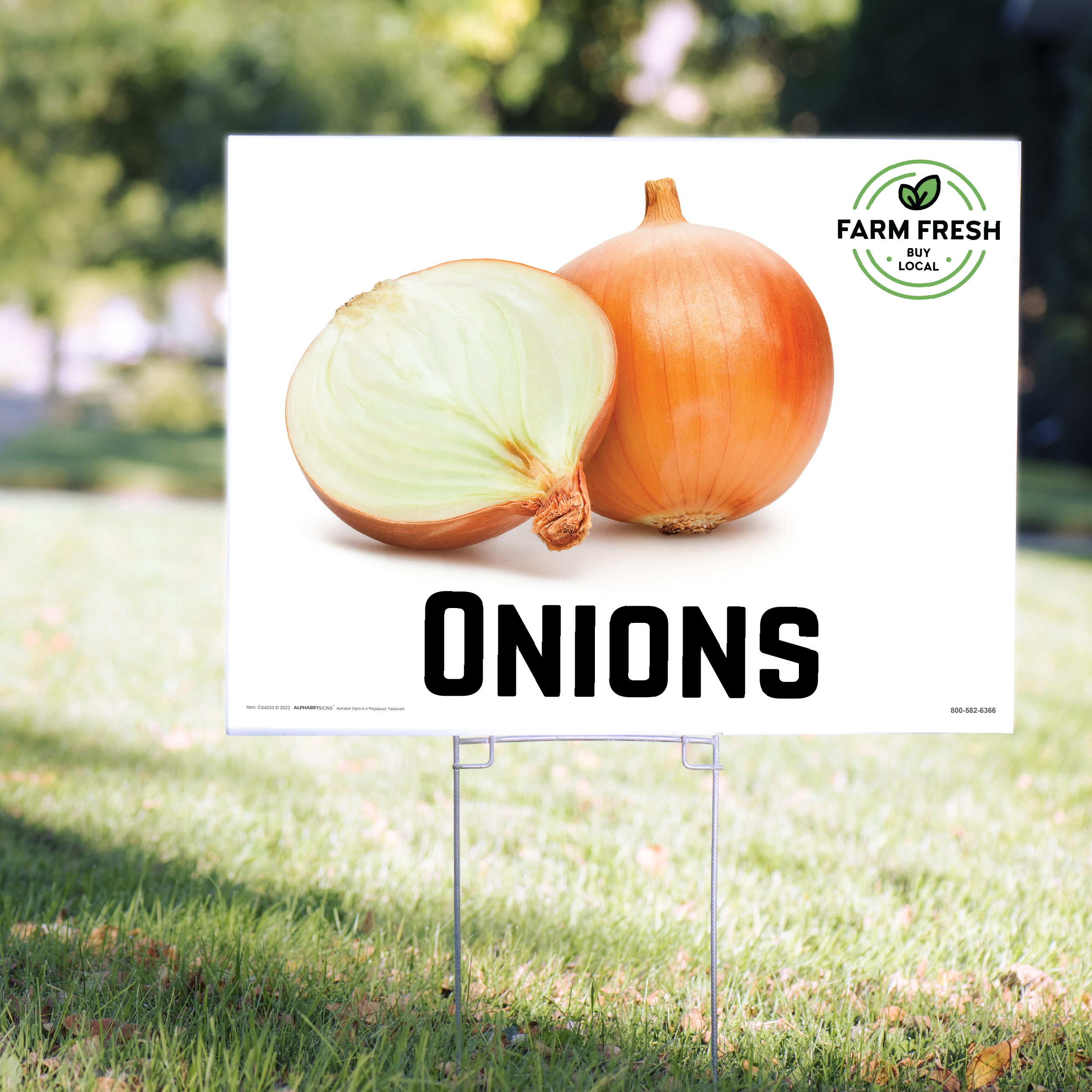 Onions Yard Signs