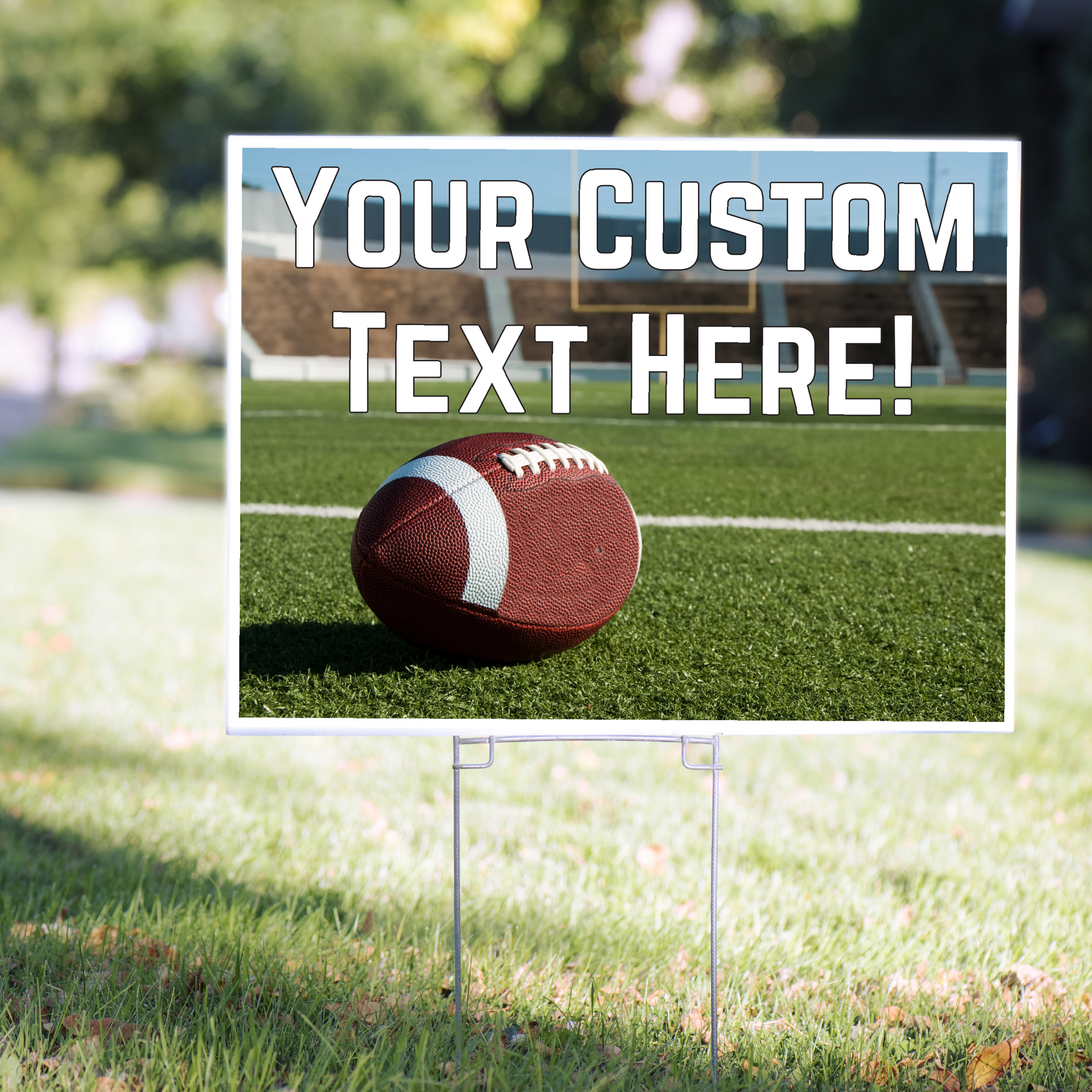 Football Yard Signs