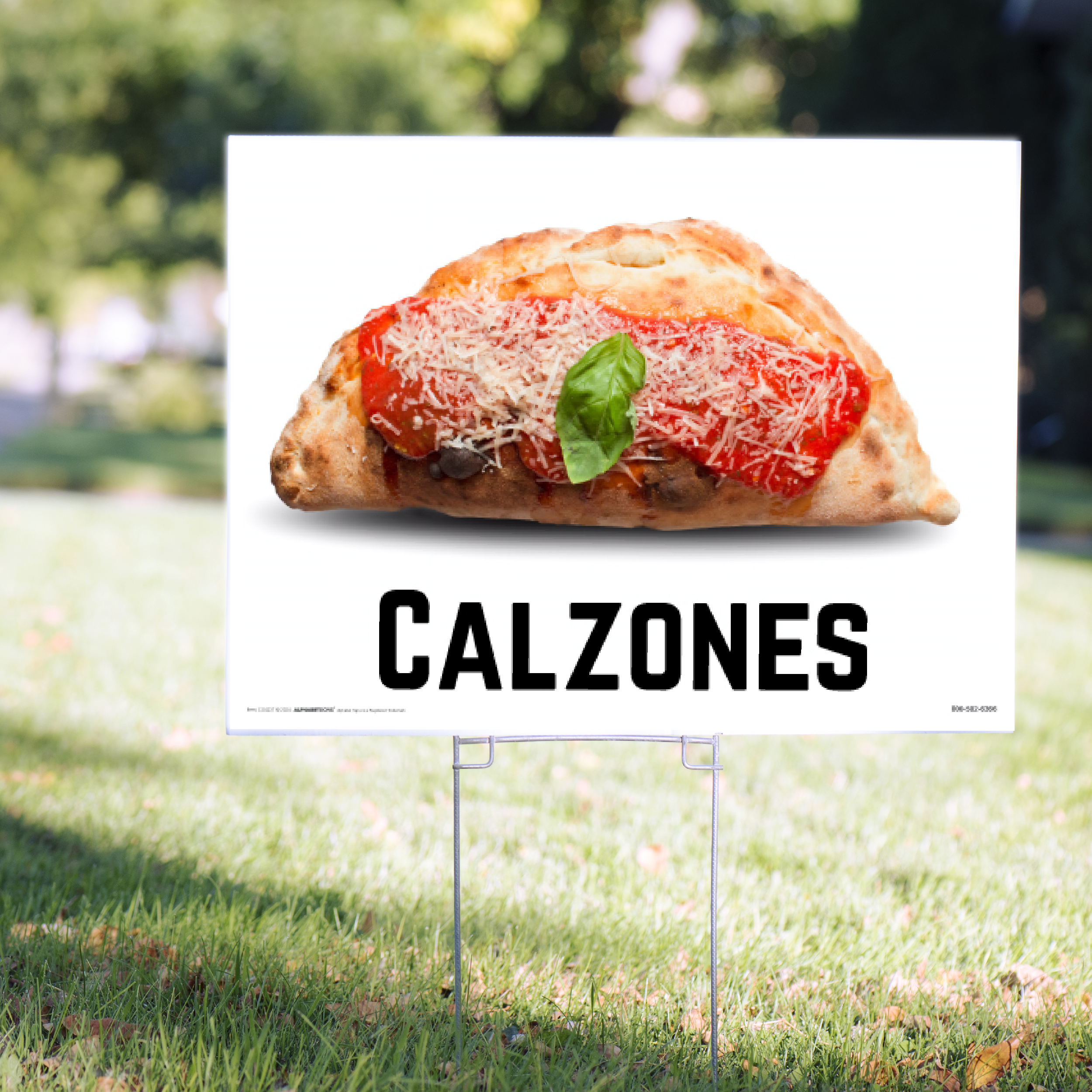 Calzones Yard Signs
