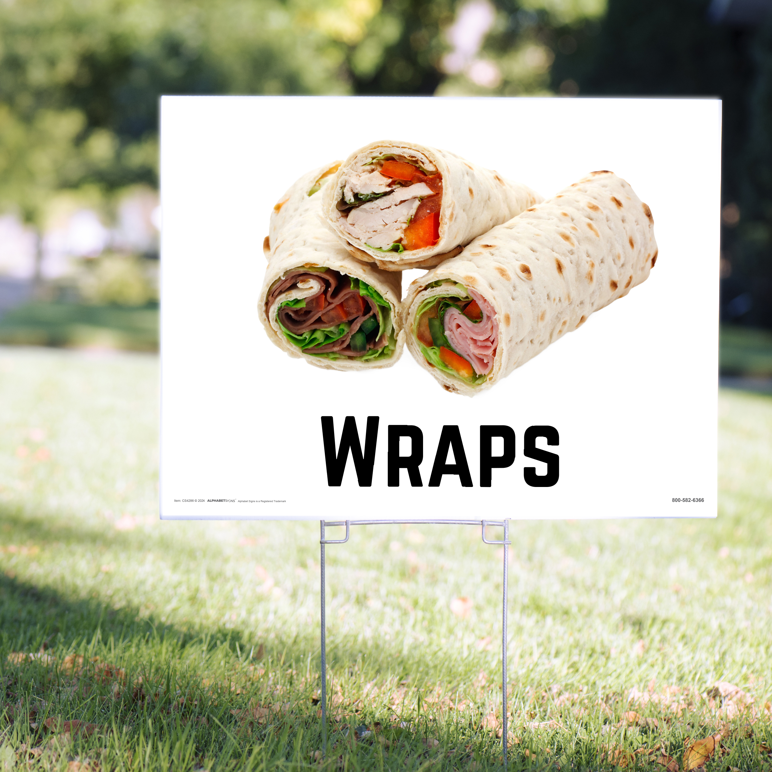 Wrappers Sign Wraps Yard Signs