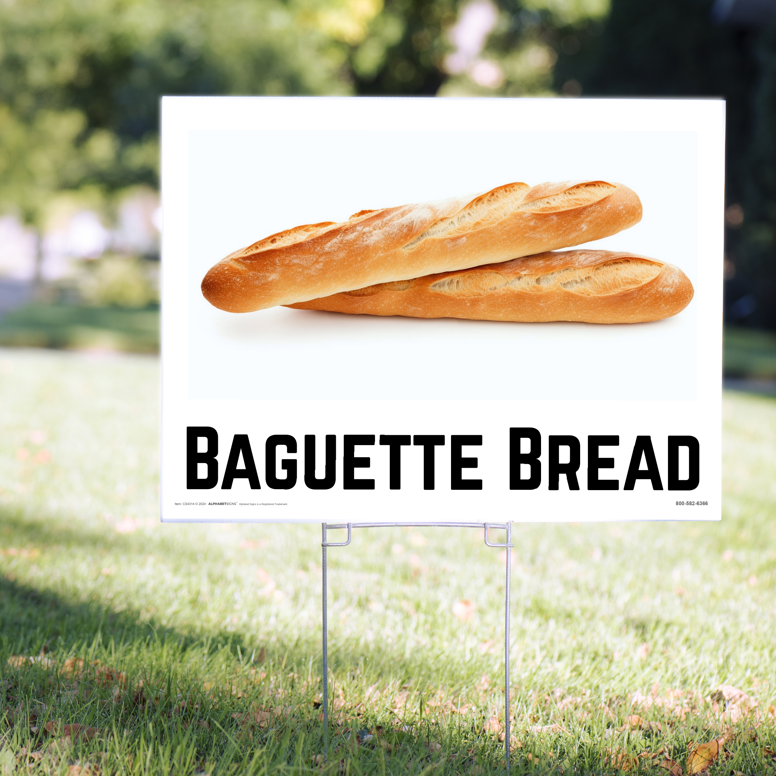 Baquette Bread Yard Signs