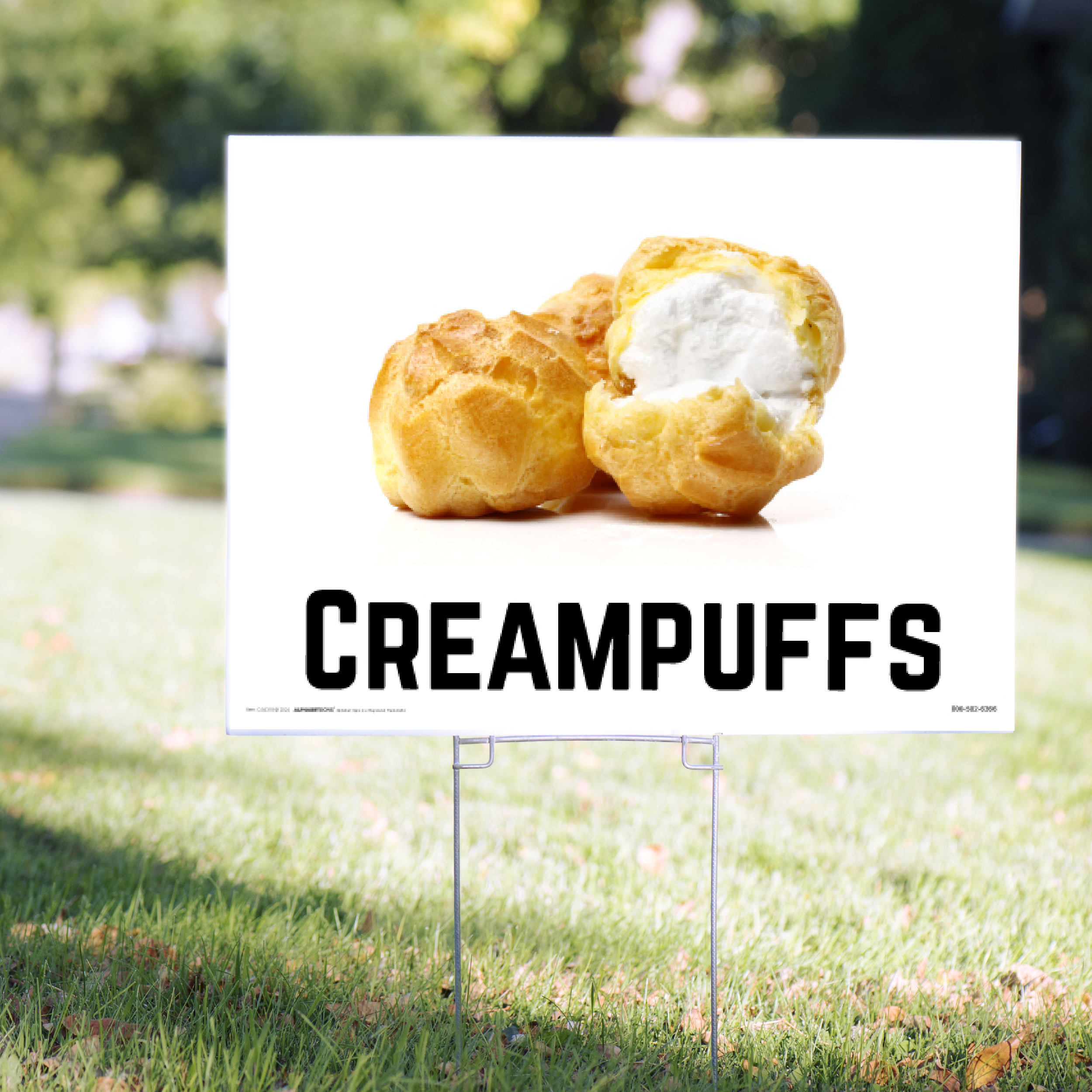 Cream Puffs Yard Signs