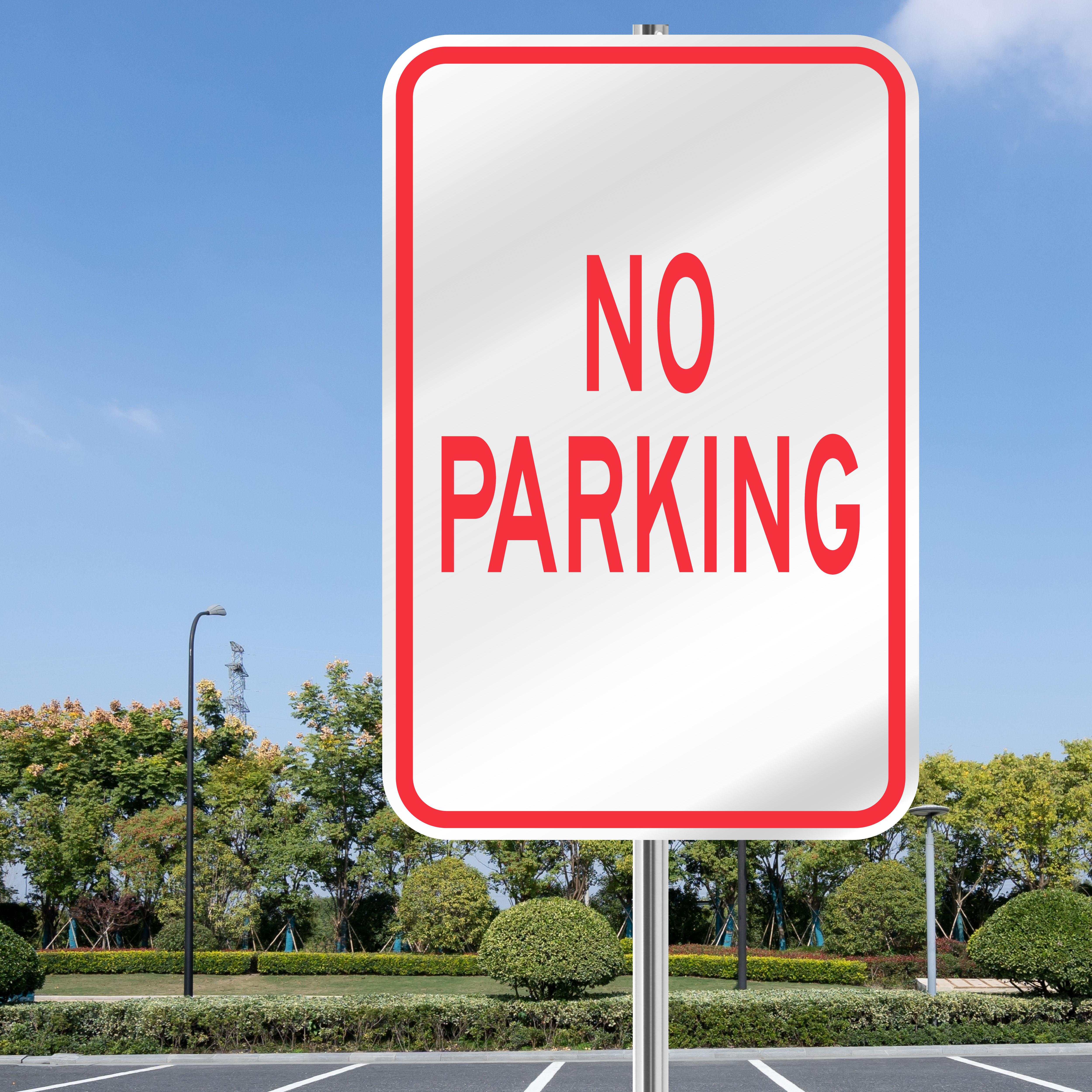 No Parking Sign | Reflective Metal Signs